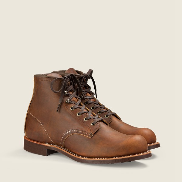 Red Wing Heritage Boots Mens Brown - Blacksmith - 6-inchr Rough & Tough Leather - 0175928-WP